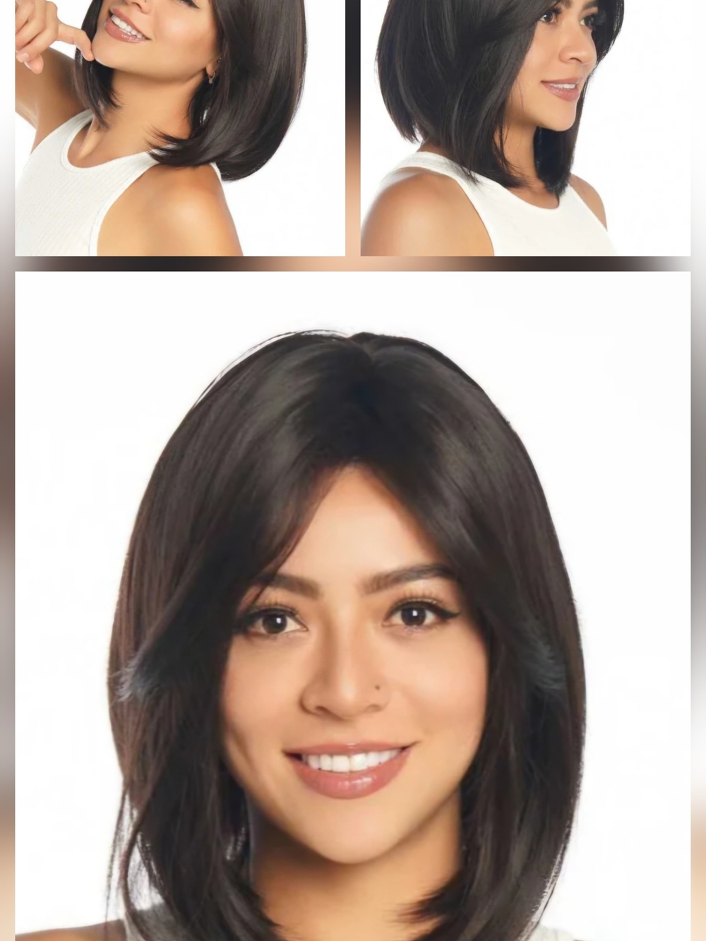 JBX, Layered Bob, Dark Brown, NWTA